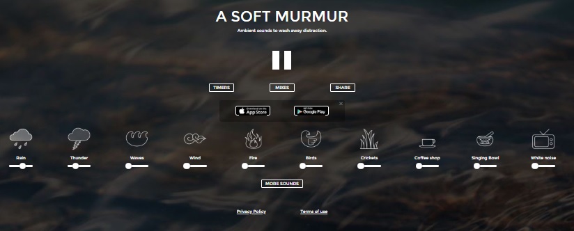 A soft murmur