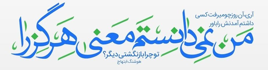 من نمی دانستم معنی “هرگز” را